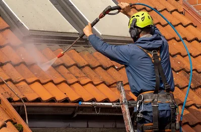 Démoussage et hydrofuge de toiture à Fromentières